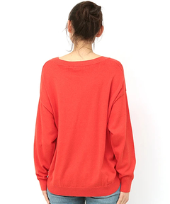 チチカカ |エコベロラウンドヘムニットプルオーバー