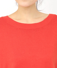 チチカカ |エコベロラウンドヘムニットプルオーバー