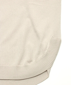 チチカカ |エコベロラウンドヘムニットプルオーバー