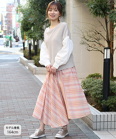 チチカカ |ボリュームパフコンビニットプルオーバー