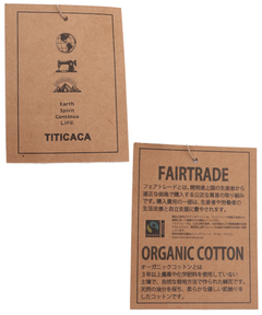 チチカカ |フェアトレードコットン袖刺繍Tプルオーバー