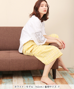 チチカカ |フェアトレードコットン袖刺繍Tプルオーバー