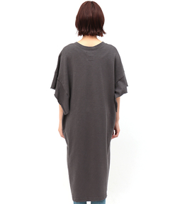 チチカカ |フェアトレードコットンミニ裏毛ポケット刺繍ワンピース