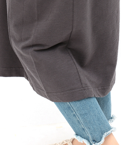 チチカカ |フェアトレードコットンミニ裏毛ポケット刺繍ワンピース