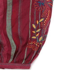 チチカカ |マルチストライプ刺繍ワンピース