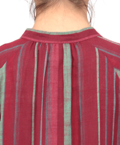 チチカカ |マルチストライプ刺繍ワンピース