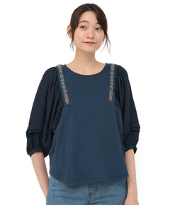 チチカカ |ギャザースリーブプルオーバー