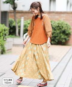 チチカカ |ギャザースリーブプルオーバー