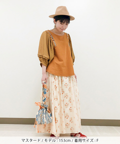 チチカカ |ギャザースリーブプルオーバー