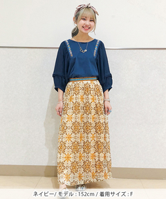 チチカカ |ギャザースリーブプルオーバー