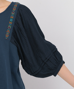 チチカカ |ギャザースリーブプルオーバー