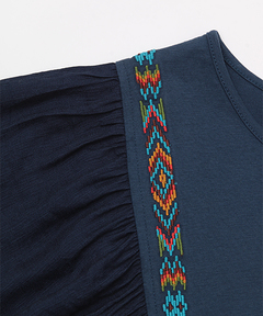 チチカカ |ギャザースリーブプルオーバー