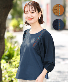 チチカカ |ギャザースリーブプルオーバー