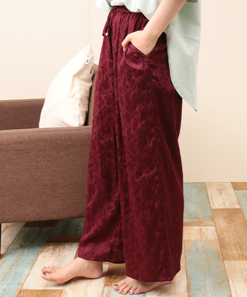 ボタニカルジャカードパンツ / パンツ | エスニックファッション＆雑貨