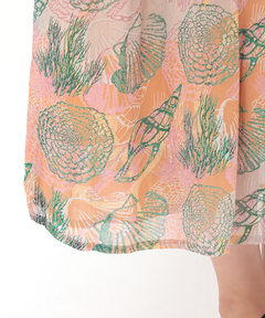 チチカカ |シーボタニカルシフォンプリントワンピース