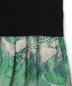 チチカカ |シーボタニカルシフォンプリントワンピース