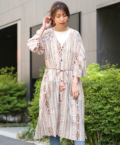 チチカカ |ナバホストライプブロックワンピース
