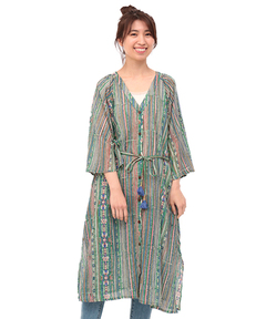 チチカカ |ナバホストライプブロックワンピース