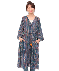 チチカカ |ナバホストライプブロックワンピース