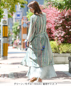 チチカカ |ナバホストライプブロックワンピース