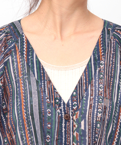 チチカカ |ナバホストライプブロックワンピース