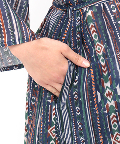 チチカカ |ナバホストライプブロックワンピース