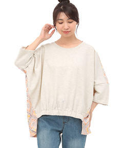 チチカカ |クロシェブロックプリントプルオーバー