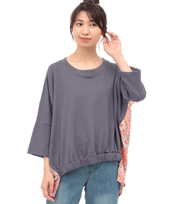 チチカカ |クロシェブロックプリントプルオーバー