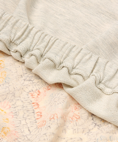 チチカカ |クロシェブロックプリントプルオーバー