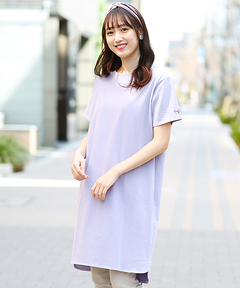 チチカカ |ワンポイント刺繍Tシャツワンピース