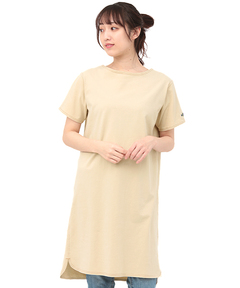 チチカカ |ワンポイント刺繍Tシャツワンピース