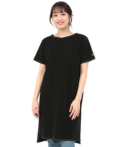 チチカカ |ワンポイント刺繍Tシャツワンピース