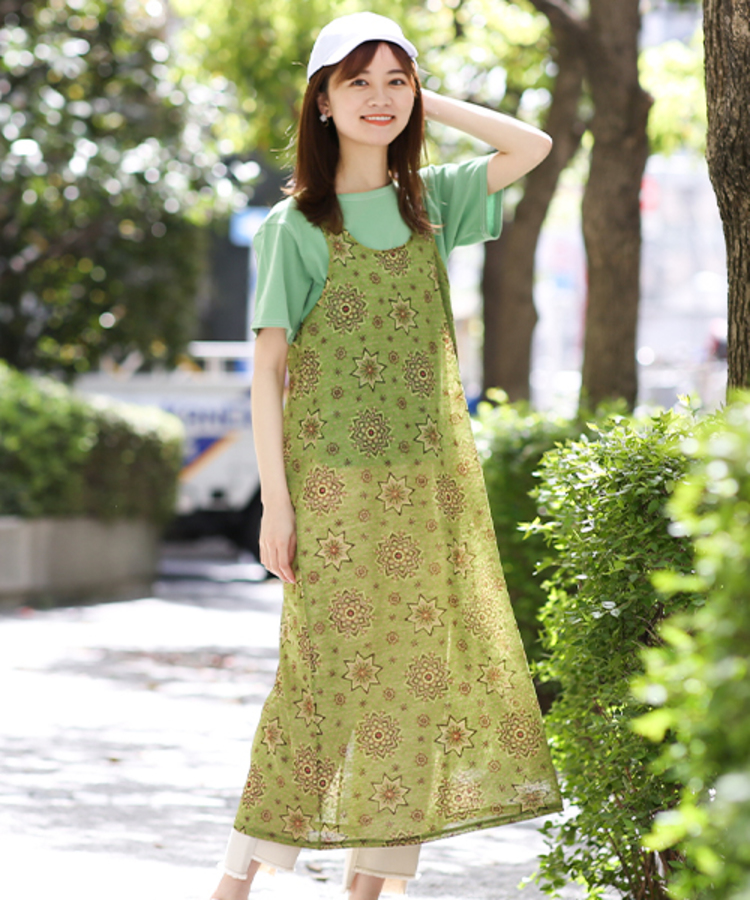 チチカカ |ドットサークルタンクワンピース