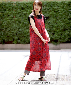 チチカカ |ドットサークルタンクワンピース