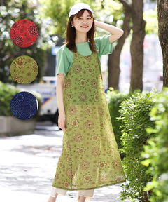 チチカカ |ドットサークルタンクワンピース