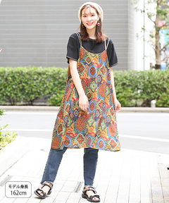 チチカカ |オーナメントパッチキャミワンピース