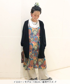 チチカカ |オーナメントパッチキャミワンピース