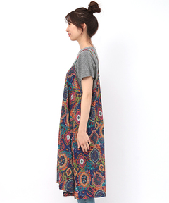 チチカカ |オーナメントパッチキャミワンピース