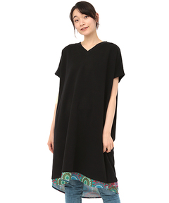 チチカカ |グラデサークルコンビワンピース