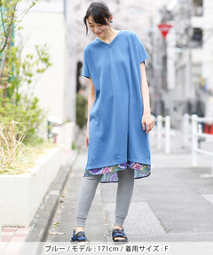 チチカカ |グラデサークルコンビワンピース