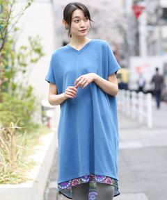 チチカカ |グラデサークルコンビワンピース