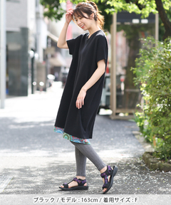 チチカカ |グラデサークルコンビワンピース