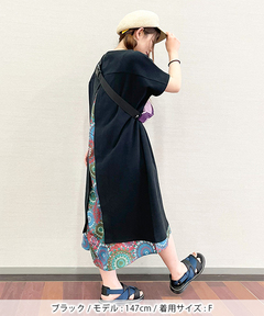 チチカカ |グラデサークルコンビワンピース