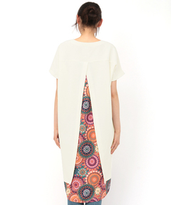 チチカカ |グラデサークルコンビワンピース