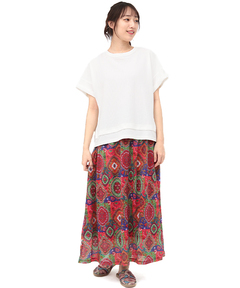 チチカカ |オーナメントパッチドッキングワンピース