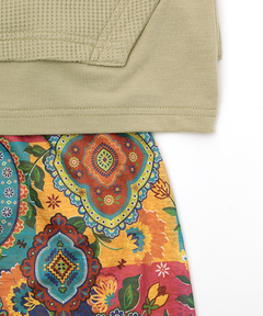 チチカカ |オーナメントパッチドッキングワンピース