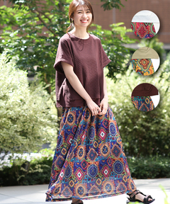 チチカカ |オーナメントパッチドッキングワンピース