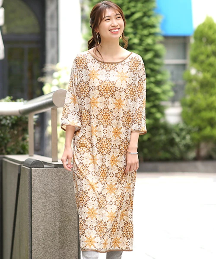 チチカカ |バティックタイルワンピース