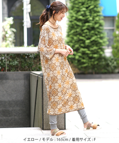 チチカカ |バティックタイルワンピース