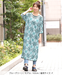 チチカカ |バティックタイルワンピース